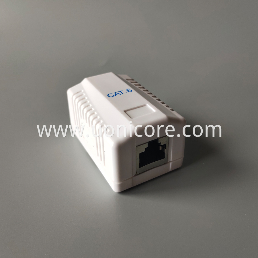 cat6 shielded surface mount box